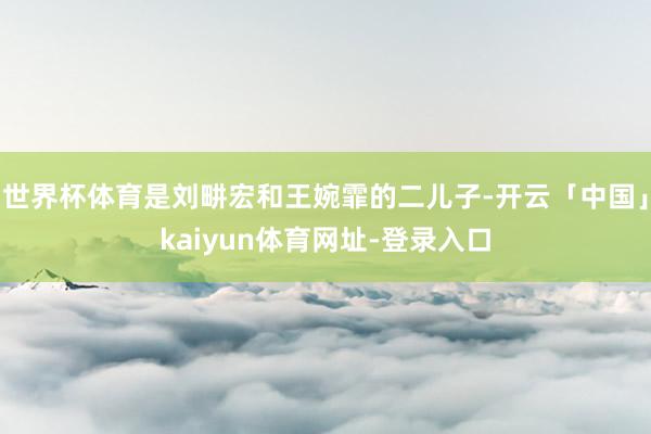 世界杯体育是刘畊宏和王婉霏的二儿子-开云「中国」kaiyun体育网址-登录入口