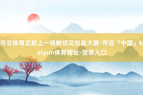开云体育正赶上一场鲜切花包装大赛-开云「中国」kaiyun体育网址-登录入口