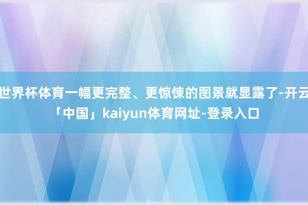 世界杯体育一幅更完整、更惊悚的图景就显露了-开云「中国」kaiyun体育网址-登录入口